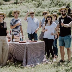 Amb la visita caminada s´ofereix un picnic entre vinyes 