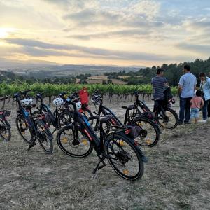 Posta de sol amb bici