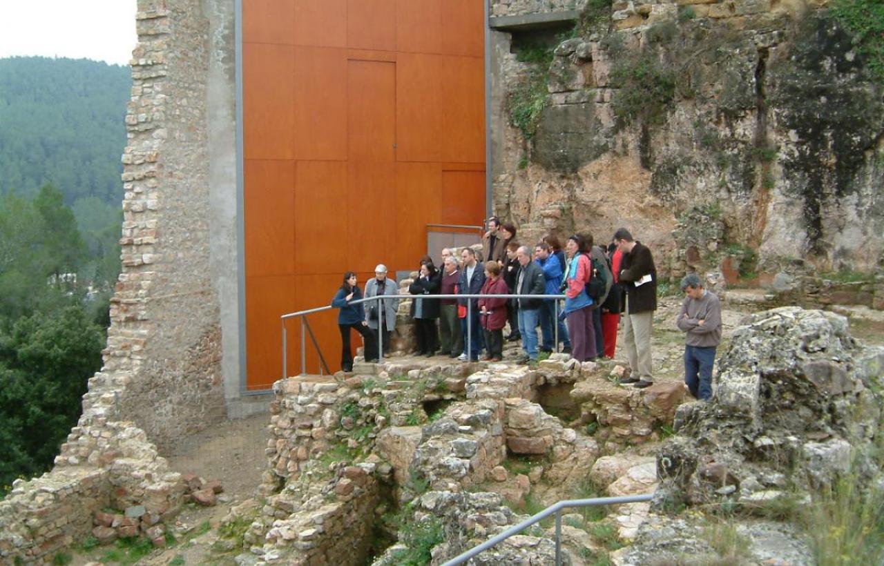 Exterior del Centre d'Interpretació del Castell de Gelida